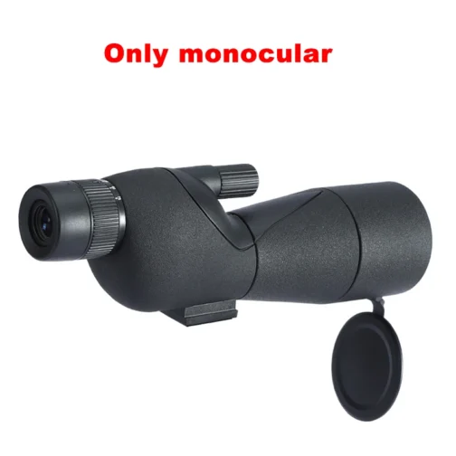 Telescopio Monocular de alta potencia, lente prisma ED Bak4 para acampar al aire libre, observación de aves y caza, 25-75x60 - AliExpress 18 - Color : Only monocular